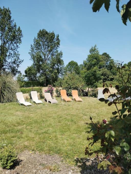 Domaine Des Cerisiers Berville-sur-Mer Exterior foto