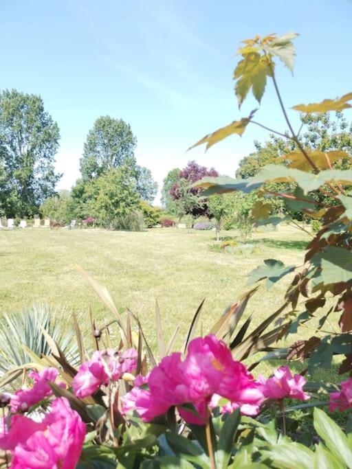 Domaine Des Cerisiers Berville-sur-Mer Exterior foto